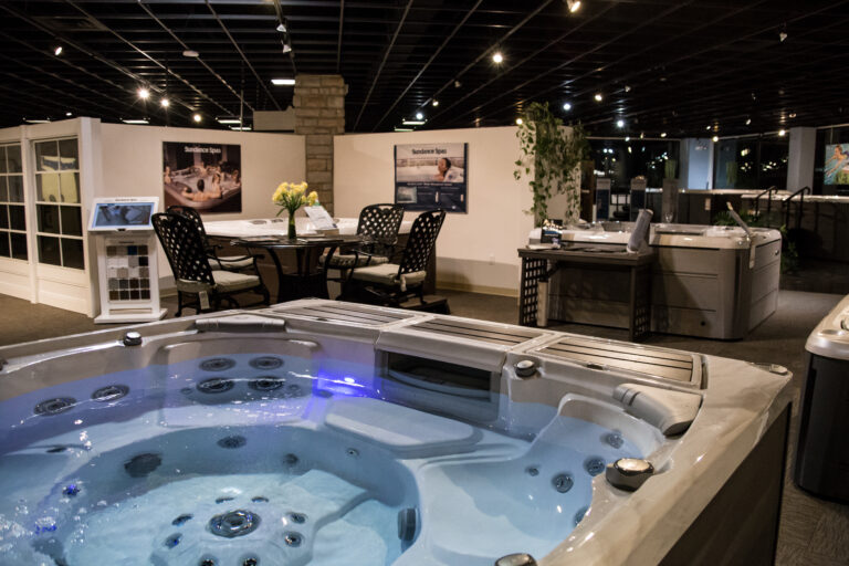 all seasons spas showroom - All Seasons Spas