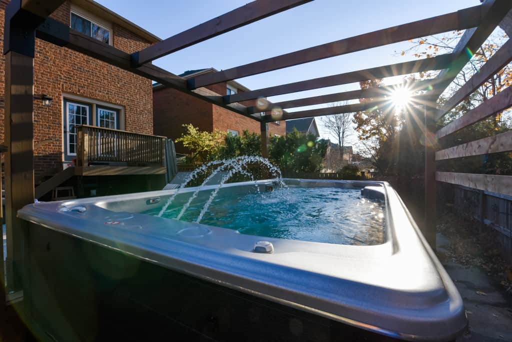 Swimlife swimspa with water jets in Hilliard Ohio