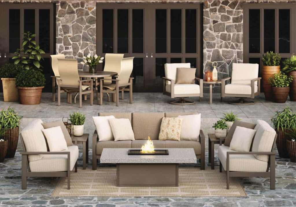 2019 ElementsCushionStonegateFirePit - All Seasons Spas