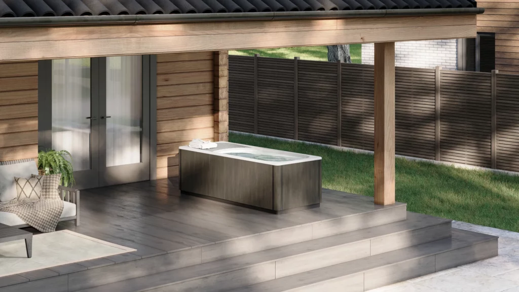 kodiak cold plunge install 01 - All Seasons Spas